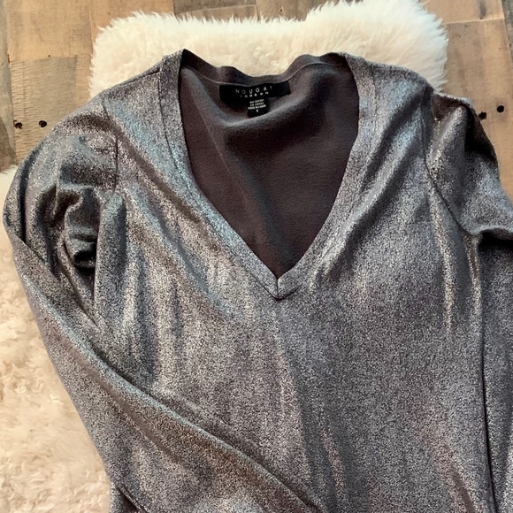 Nougat London metallic sweater dress - Picture 3 of 4